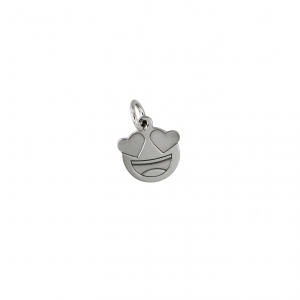 Charm Emoji Whatsapp in argento 925