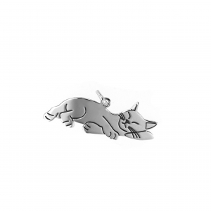 Charm gatto in argento 925