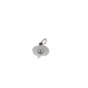 Charm Emoji Whatsapp in argento 925