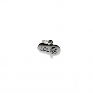 Charm Emoji Whatsapp in argento 925