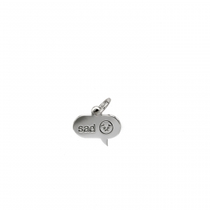 Charm Emoji Whatsapp in argento 925